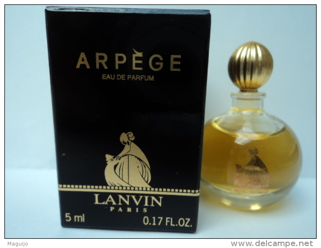 LANVIN"" ARPEGE "" MINI EDP 5 ML  LIRE !!! - Miniaturas Mujer (en Caja)