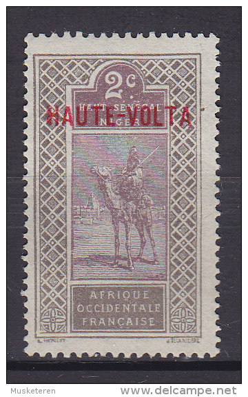 Haute-Volta 1920 Mi. 2    2 C Overprinted HAUTE-VOLTA In Red MNG - Ongebruikt