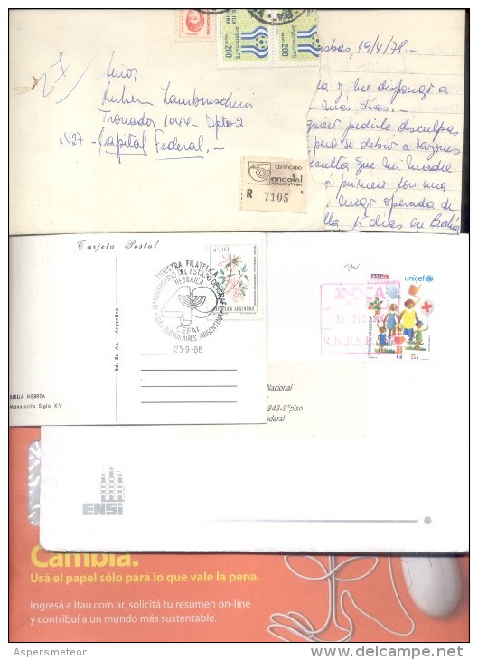 SOBRES TARJETAS ENTEROS POSTALES FDC SPECIAL COVERS CARTAS OTROS LOTE DE 58 PIEZAS DIFERENTES  STRANGE COMPOSITION - Verzamelingen (zonder Album)