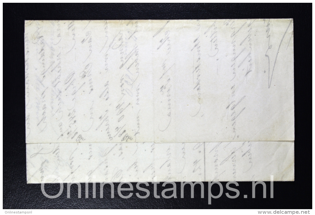 Great Brittain , Complete Letter + Invoice 1859  London To Zaandam The Netherlands - Marcophilie