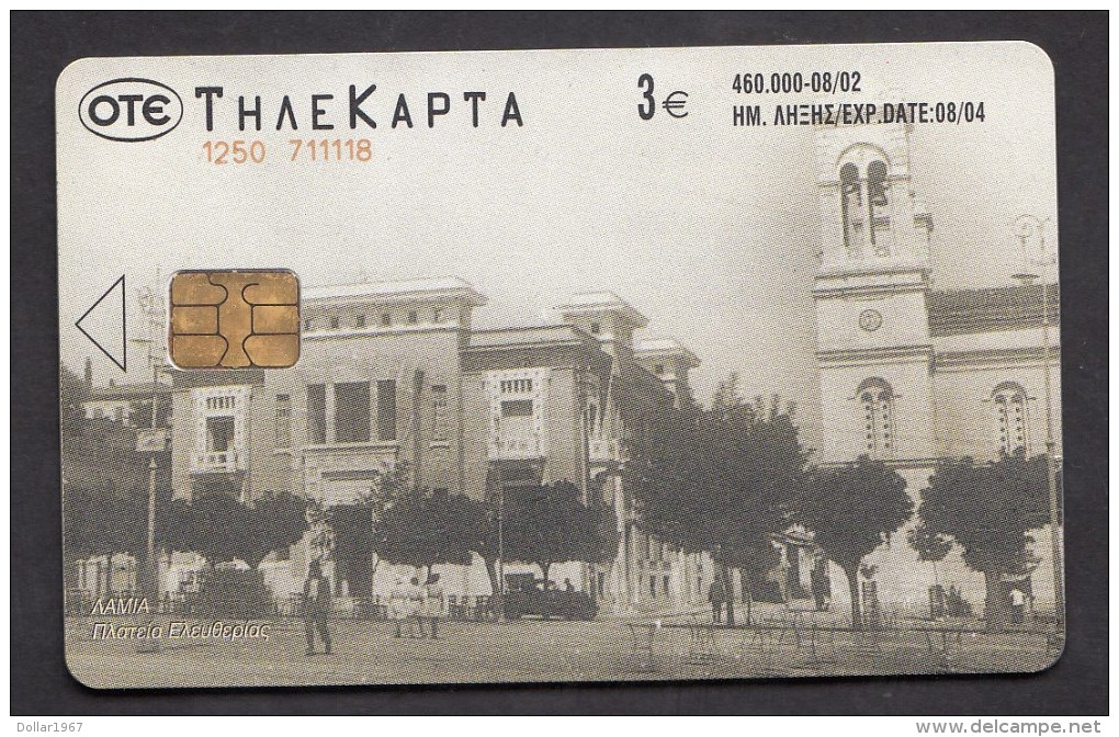 GREECE P   2002 - 08 / 02  -  460.000   USED -  2 Scans. - Griekenland