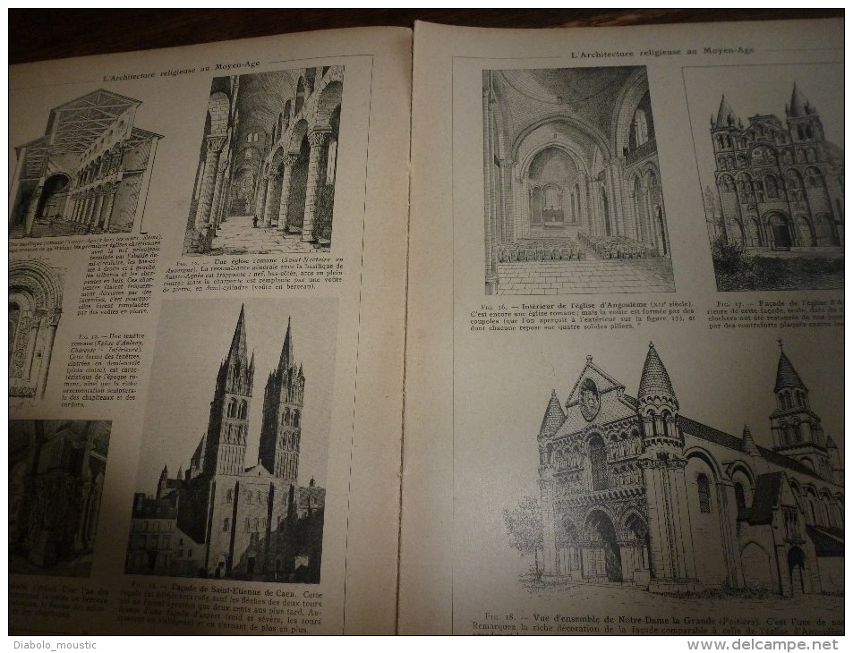 1925 l' Histoire de la CIVILISATION par l'Architecture , l'Habitation et la Vie Publique