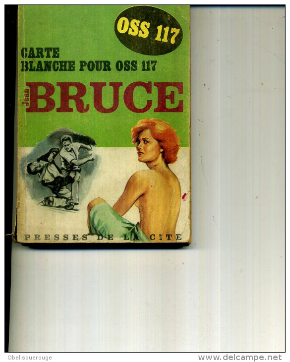 OS117 CARTE BLANCHE JEAN BRUCE  SEUIL 1965USURES 190 PAGES - Presses De La Cité