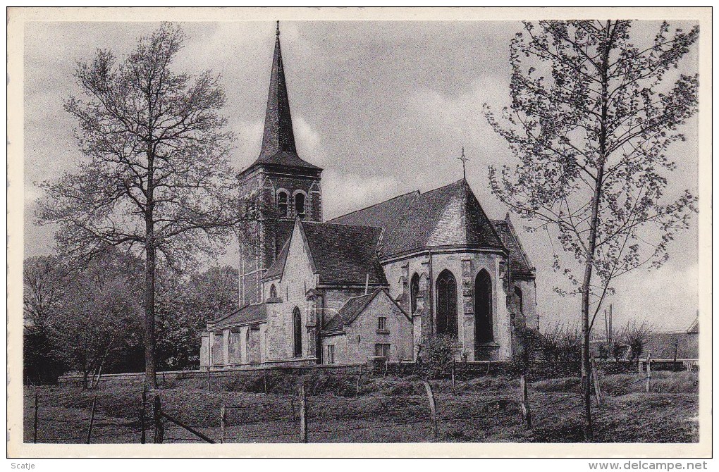 Neeroeteren.  -  Monumentale Kerk  St-Lambertus. -  Zeer Mooie Kaart - Maaseik