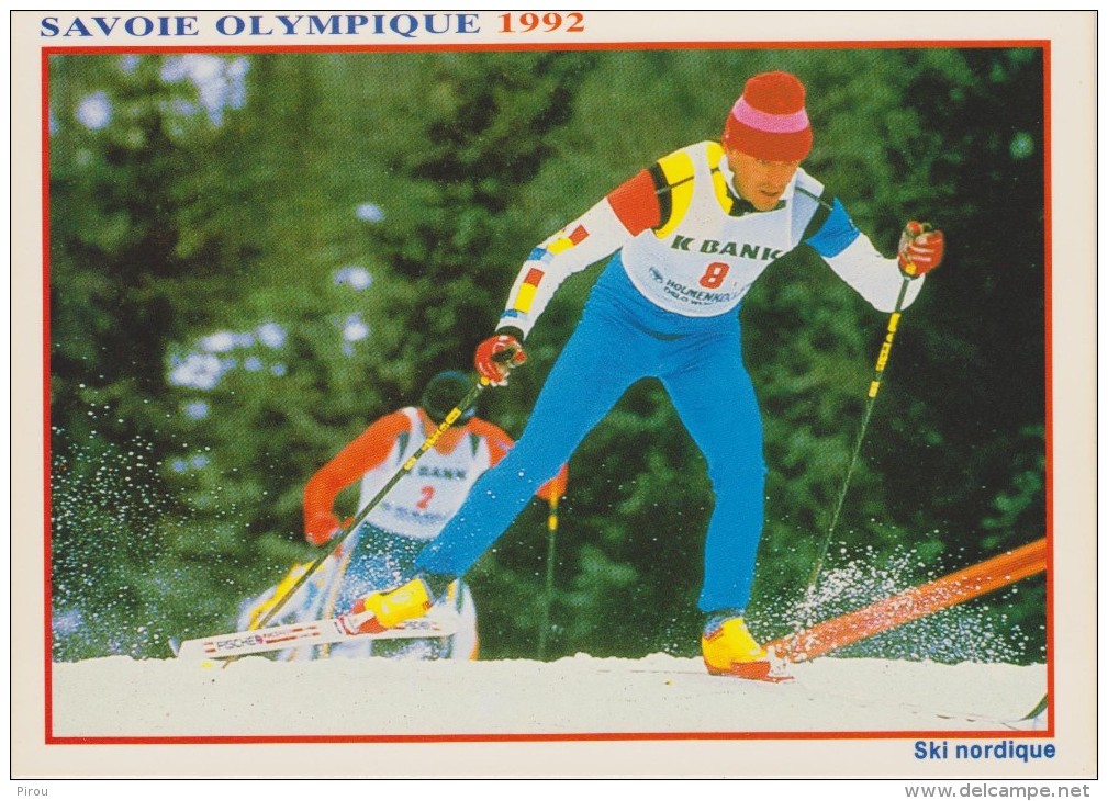 JEUX  OLYMPIQUES D'ALBERTVILLE 1992 : SKI De FOND - Giochi Olimpici