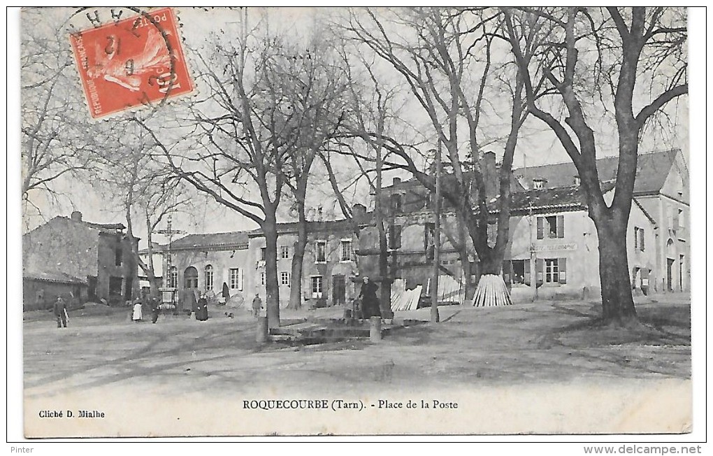 ROQUECOURBE - Place De La Poste - Roquecourbe