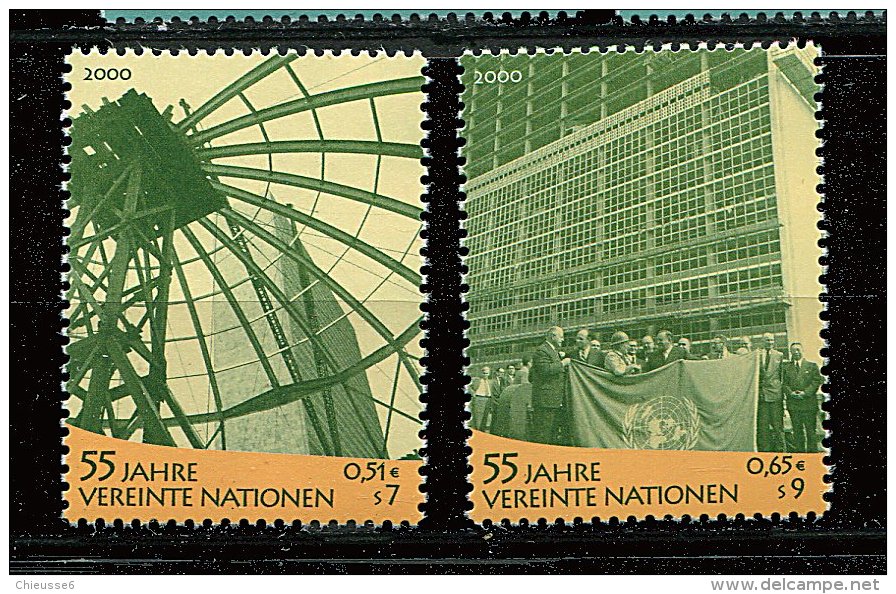 Nations Unies - Vienne N° 325/326 - 55e Ann. De L'O.N.U. - Ungebraucht