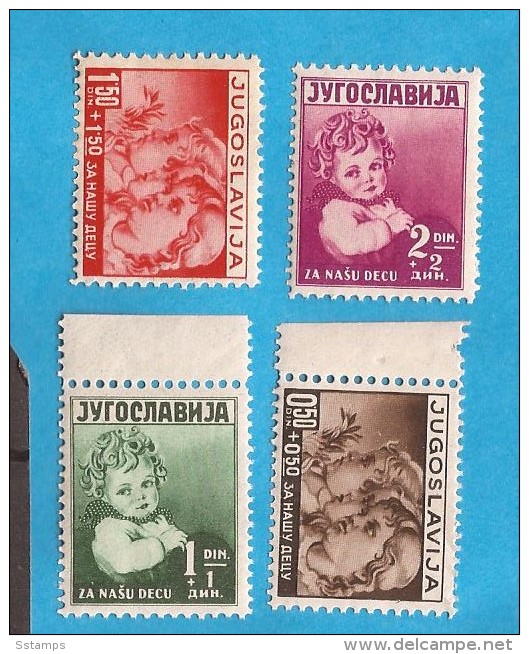 1938   350-53  KINDERHILFE  JUGOSLAVIJA JUGOSLAWIEN  MNH - Unused Stamps