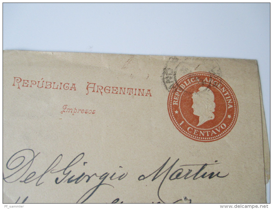 Argentinien Altes Streifband - Postal Stationery