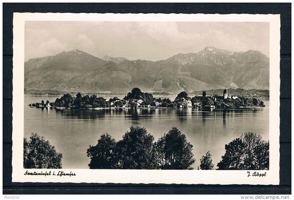 (513) AK Fraueninsel Im Chiemsee - Chiemgauer Alpen