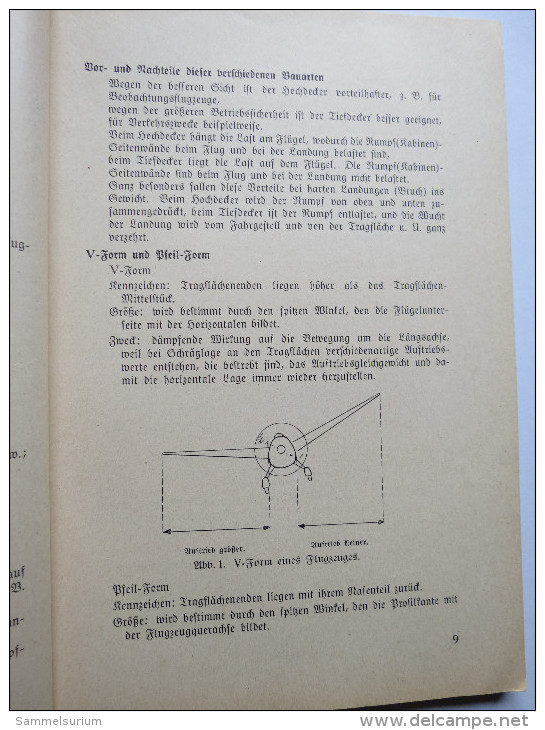 Luftfahrt-Lehrbücherei "Flugzeugführung" (Band 2) Von 1940 - Technique
