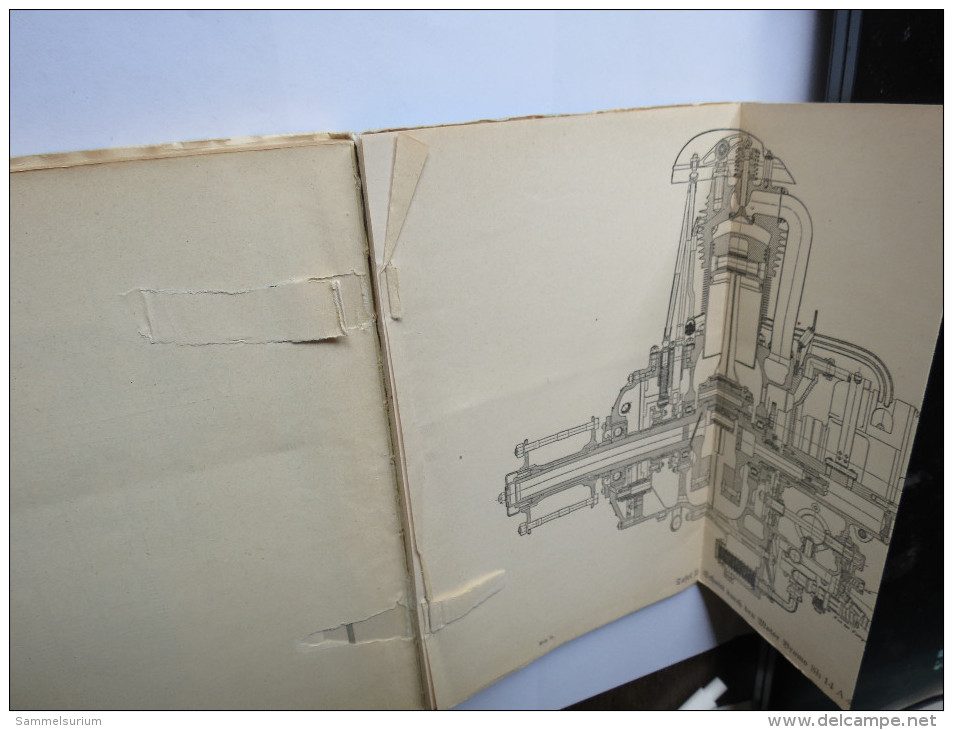 Luftfahrt-Lehrbücherei "Der Flugmotor Teil 1: Bauteile und Baumuster" (Band 7) von 1940