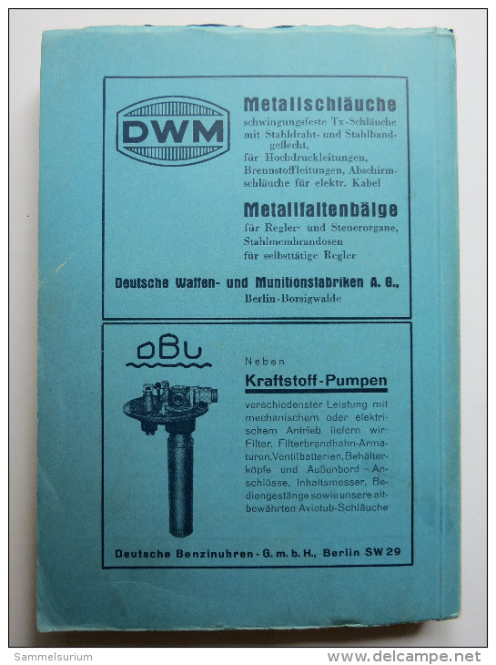 Luftfahrt-Lehrbücherei "Der Flugmotor Teil 1: Bauteile und Baumuster" (Band 7) von 1940