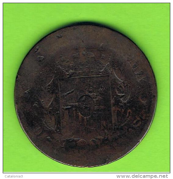 ESPAÑA   -  ALFONSO XII  10 Centimos 1878 Patina - First Minting