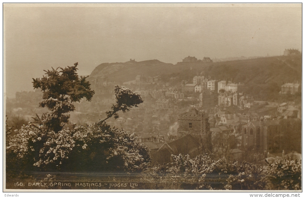 Early Spring, Hastings, Sussex Postcard Judges 168 RP - Hastings