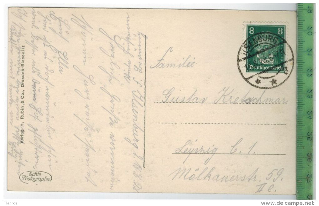 Ilsenburg I. Harz, Blick Vom Ilsestein -1928 -Verlag: H. Rubin & Co., Dresden,   Postkarte, Mit Frankatur, Mit Stempel - Ilsenburg