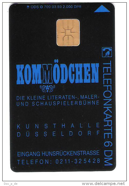 Germany - O700  03/93 - Kommödchen Kunsthalle Düsseldorf - O-Series: Kundenserie Vom Sammlerservice Ausgeschlossen