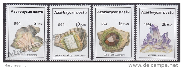 Azerbaidjan - Azerbaijan - Azerbaycan 1994 Yvert 136-39, Minerals - MNH - Azerbaïjan