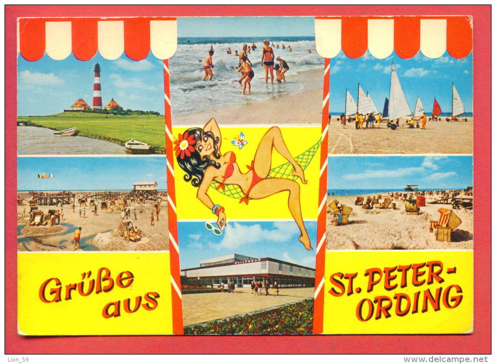 144324 /  GRUSSE AUS Sankt Peter-Ording   - Germany Deutschland Allemagne Germania TO NORDHAUSEN  Germany - St. Peter-Ording