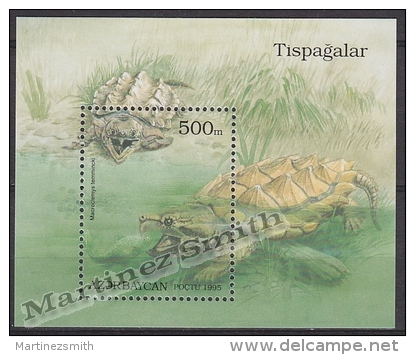 Azerbaidjan - Azerbaijan - Azerbaycan 1995 Yvert BF 15, Fauna, Tortoise - MNH - Azerbaiján