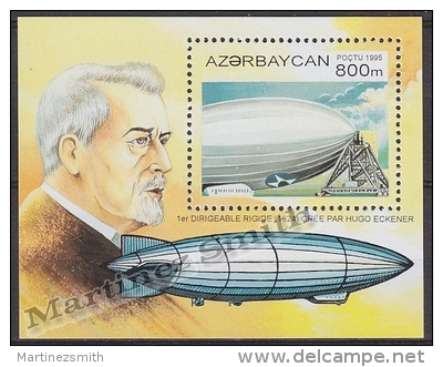 Azerbaidjan - Azerbaijan - Azerbaycan 1995 Yvert BF 16, Airship, Aviation - MNH - Azerbaiján