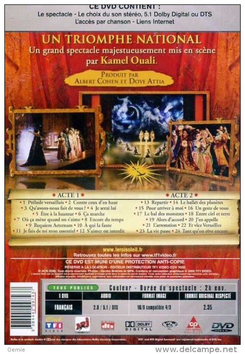 Le Roi Soleil °°° Le Spectacle Musical De Kamel Ouali - Comédie Musicale