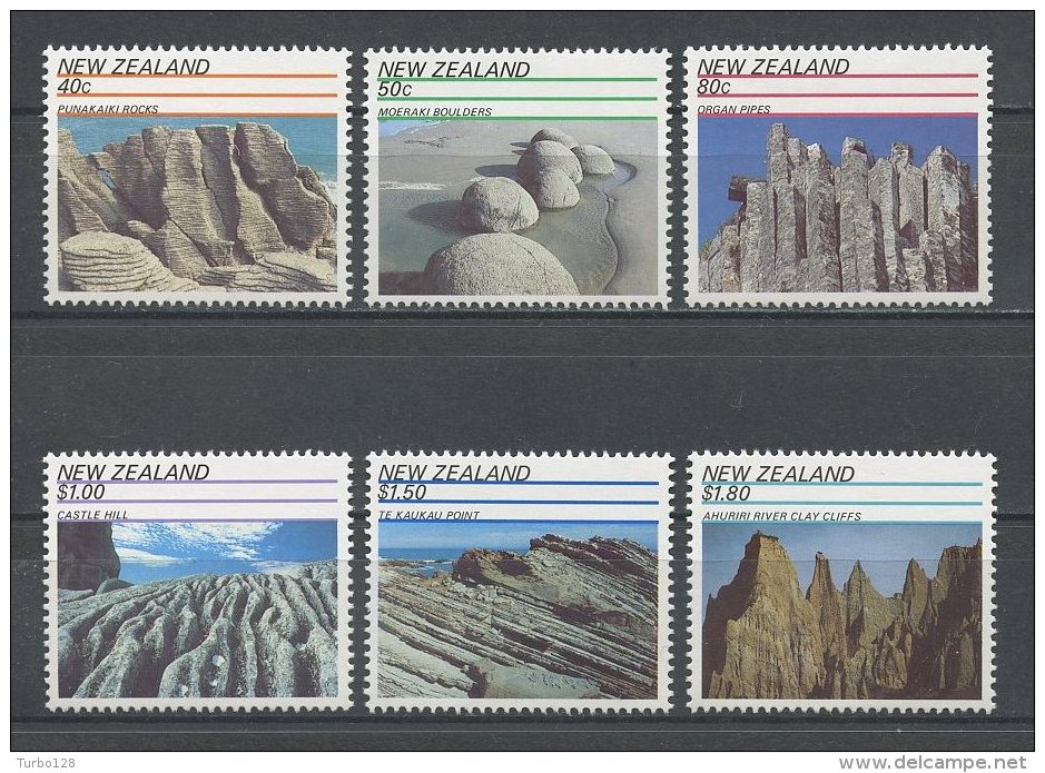 Nlle ZELANDE 1991 N° 1120/1125 ** Neufs = MNH Superbes Cote 12,75 &euro; Formations Rocheuses Paysages Landscapes - Ongebruikt