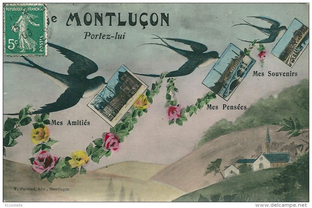 03  De  MONTLUCON   ,  Portez  -  Lui - Montlucon