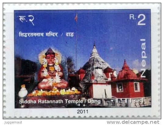 NEPAL RELIGIOUS PLACE SERIES 10 STAMP MINT SET NEPAL 2011 MINT MNH