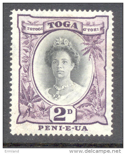 Toga - Tonga 1920 - Michel Nr. 56 Type I ? * - Tonga (...-1970)