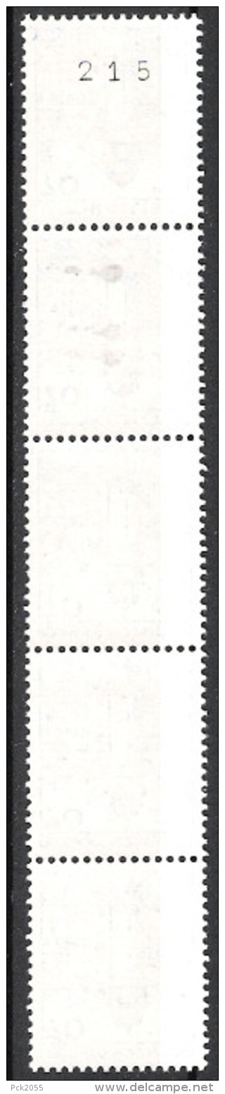 BRD 1977 MiNr.918 AI Rollenmarken 5er Streifen ** Postfrisch Wasserschloss Mespelbrunn  ( 1903  )günstige Versandkosten - Rollenmarken