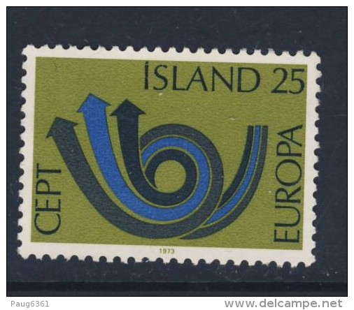 ISLANDE 1973 EUROPA   Yvert N°425  NEUF MNH** - Neufs