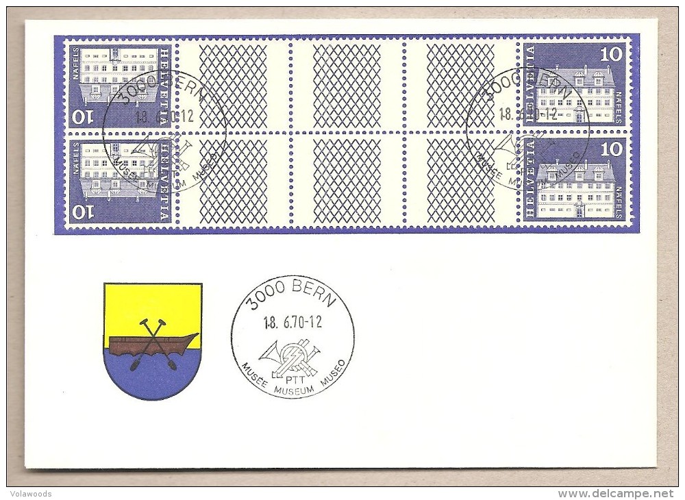 Svizzera - Busta Con Interspazi 3 Spazi Vuoti A 8 Linee A Croce: Serie Di Propaganda - 1970  * G - Tête-bêche