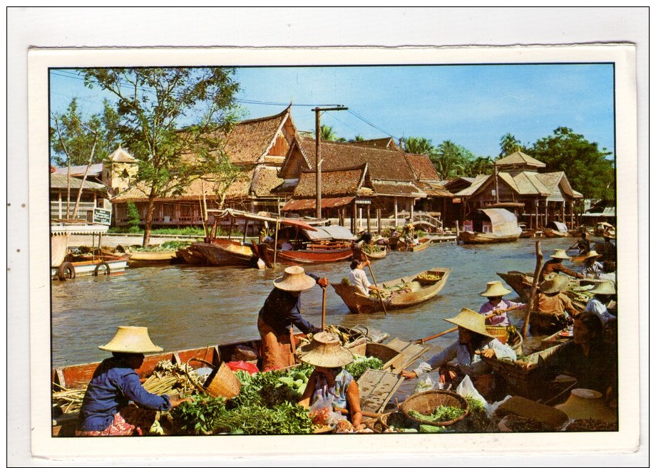 CP 10*15/AZ244/THAILANDE BANGKOK FLOATING MARKET - Thailand