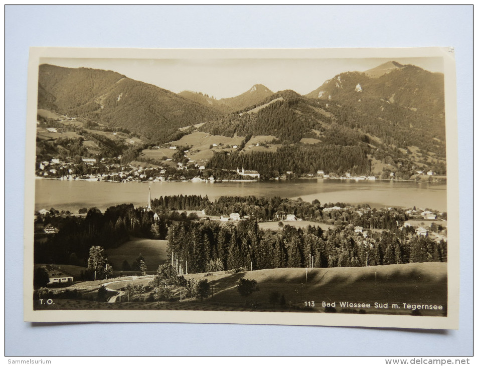 (4/5/100) AK "Bad Wiessee" Süd Mit Tegernsee - Bad Wiessee