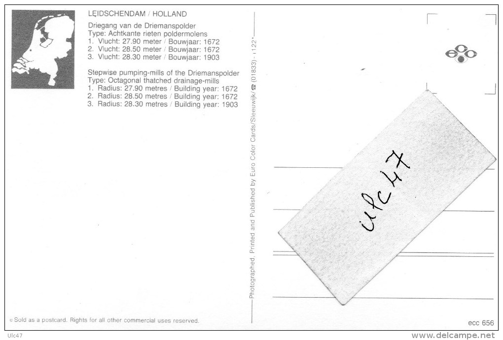 - LEIDSCHENDAM / HOLLAND - Driegang Van De Driemanspolder - Scan Verso - - Leidschendam