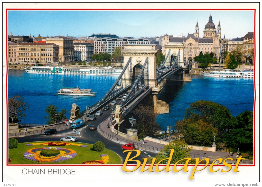 Budapest, Hungary Postcard Used Posted To UK 2012 Gb Nice Stamp - Ungarn