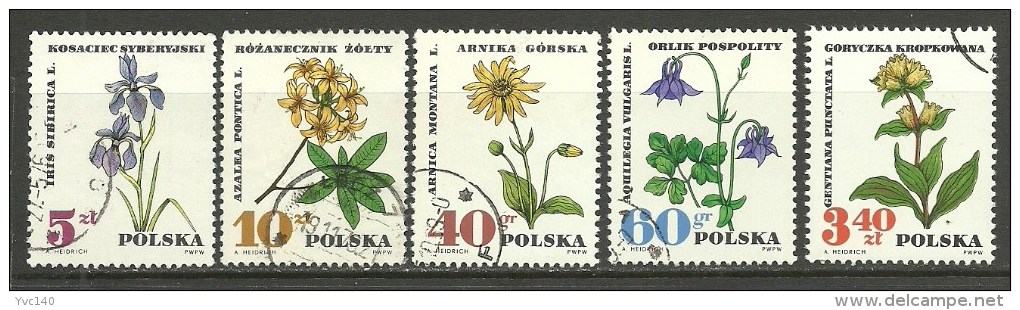 Poland ; 1967 Protected Plants - Piante Medicinali