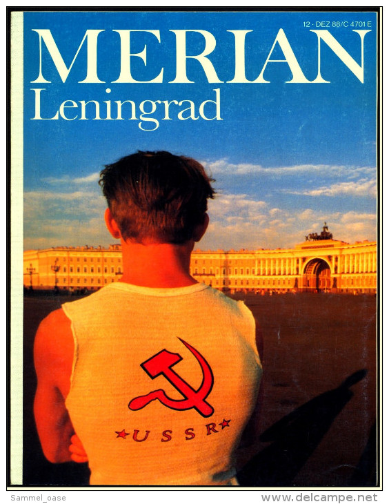 Merian Illustrierte Leningrad , Viele Bilder 1988  -  Der Alte Newski - Peter Und Katharina - Reise & Fun