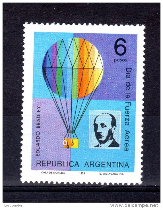 ARGENTINA - 1975 - Air Force Day, Balloon - Sc 1073 - VF MNH - Neufs