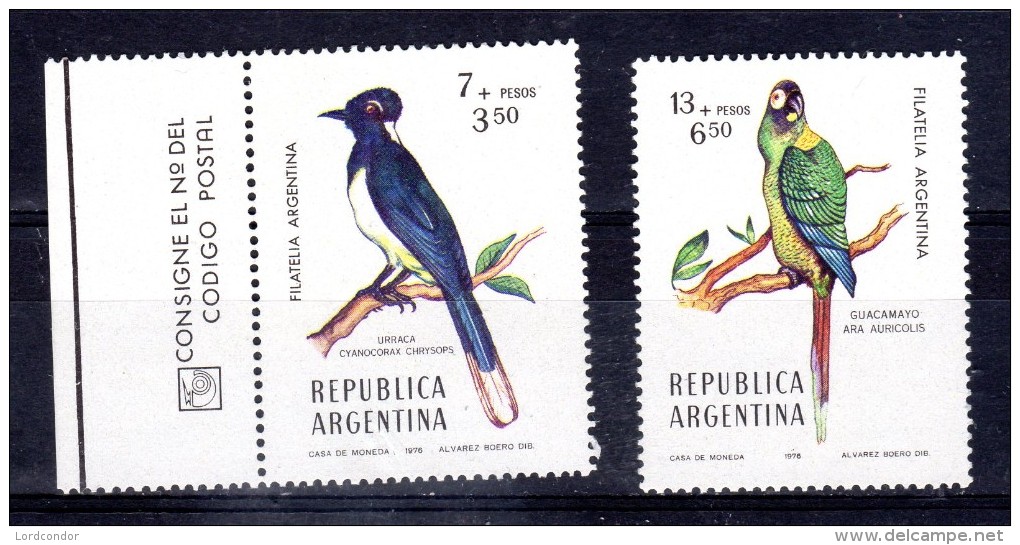 ARGENTINA - 1976 - Argentine Philately, Birds - Sc B65 B66 -  VF MNH - Nuovi