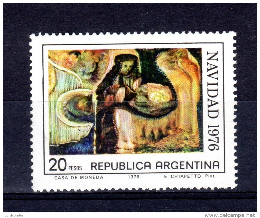 ARGENTINA - 1976 - Christmas, Painting By Edith Chiapetto - Sc 1141 -  VF MNH - Ungebraucht