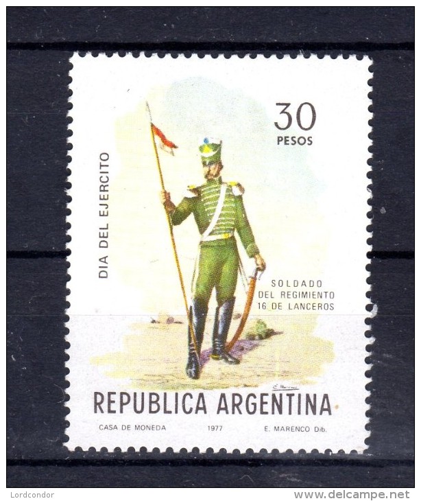 ARGENTINA - 1977 - Army Day, Soldier - Sc 1145 -  VF MNH - Neufs
