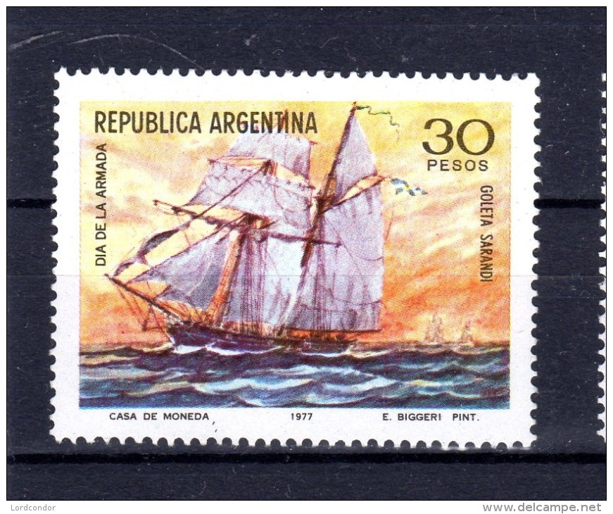 ARGENTINA - 1977 - Navy Day, Ship - Sc 1146 -  VF MNH - Neufs
