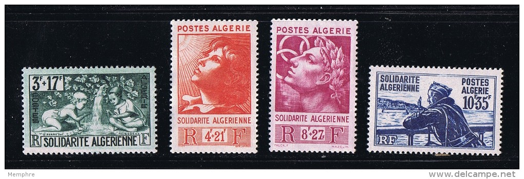 ALGERIE 1946  Série Solidarité Algérienne ** MNH - Unused Stamps