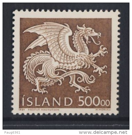 ISLANDE 1989 DRAGONS  YVERT N°656 NEUF MNH** - Ongebruikt