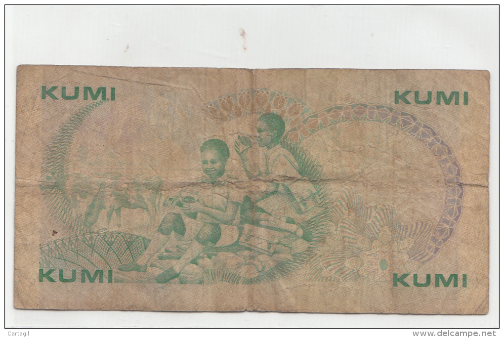 Billets - B1198  -   Kenya    - Billet 10 Kumi 1981 ( Type, Nature, Valeur, état... Voir Double Scan) - Kenya