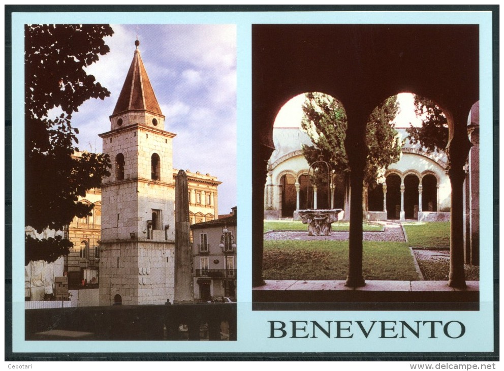 BENEVENTO - Campanile E Chiostro Di S. Sofia - Cartolina Non Viaggiata - Benevento