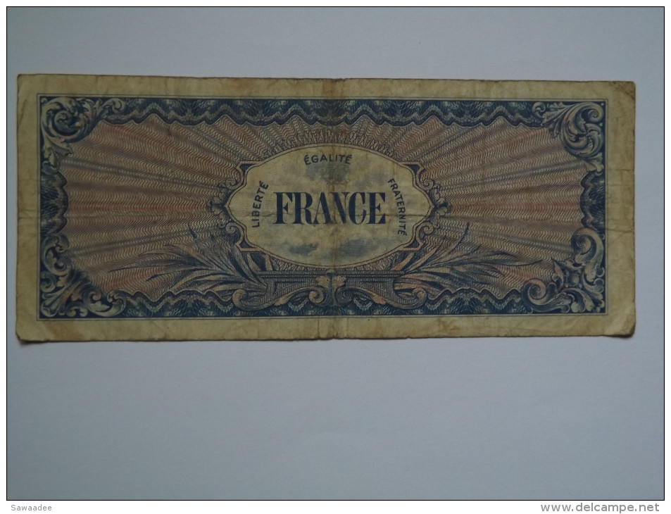 BILLET FRANCE - P.122 - 50 FRANCS - MONNAIE MILITAIRE ALLIE - SERIE 1944 - 1945 Verso Frankreich