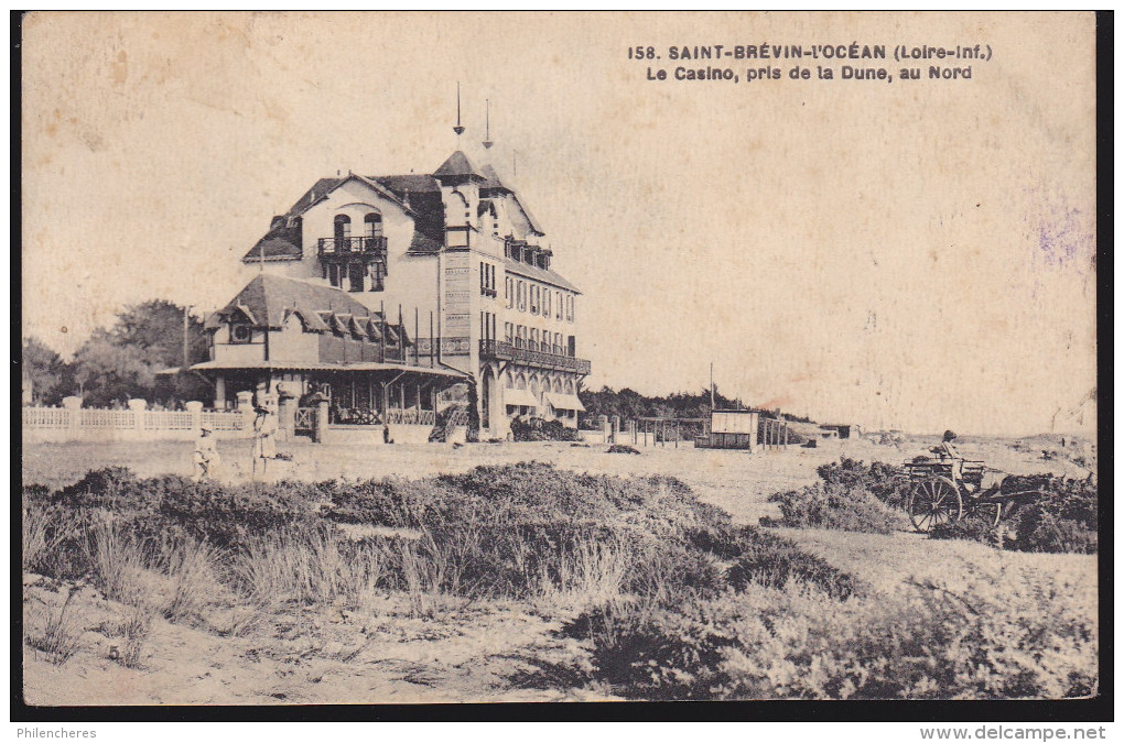 CPA - (44) Saint Brévin L'Océan - Le Casino, Pris De La Dune, Au Nord - Saint-Brevin-l'Océan